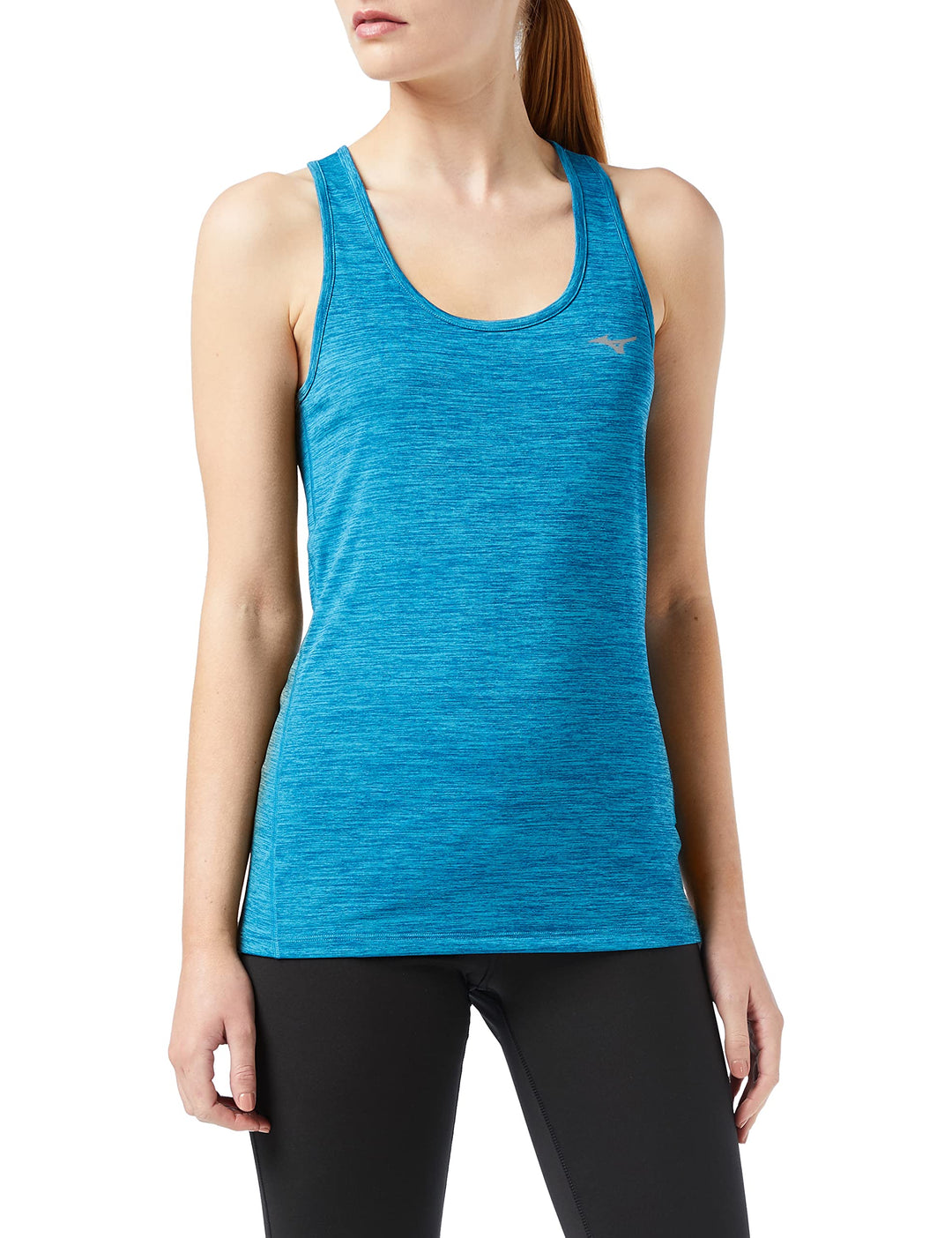 Mizuno Damen Impulse Core Tank Weste XL Algier Blau, XL Algier Blau