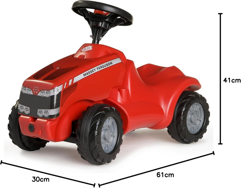 Rolly Toys S2613233 Toys rollyMinitrac MF 5470 (für Kinder von 1,5 - 4 Jahre, Ablagefach unter Motor