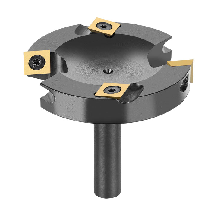 SpeTool Planfräser 12mm Schaft 75mm Schnittdurchmesser Flächenfräser mit ATS Beschichtung Hobelfräse