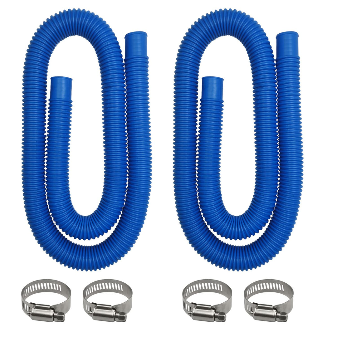 Blau Poolschläuche Ersatzschläuche für oberirdische Pools, weiss1.25"/32MM Durchmesser-Länge 59"/150
