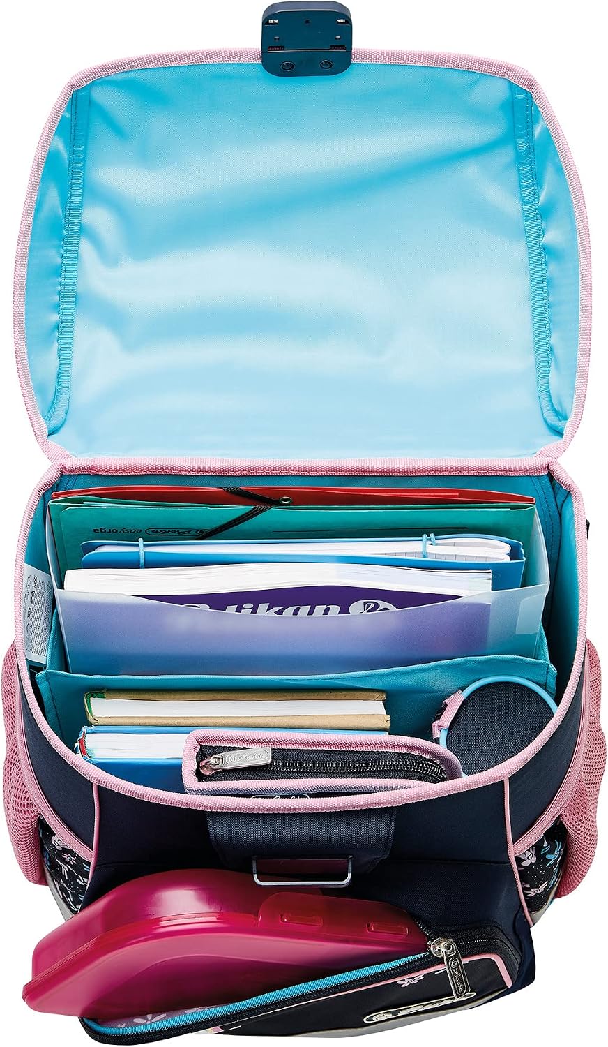 herlitz 50037377 Schulranzen Loop Plus, Unicorn, 1 Stück