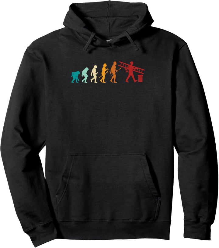 Schornsteinfeger Geschenk Kaminkehrer Evolution Kaminfeger Pullover Hoodie