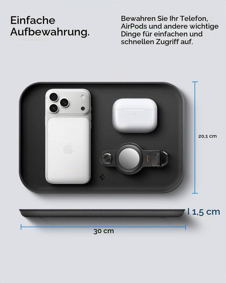 Spigen Ablageschale für Schlüssel und Geldbörse, Organizer Schale für Büro und Küche [Elegantes &amp; Vi