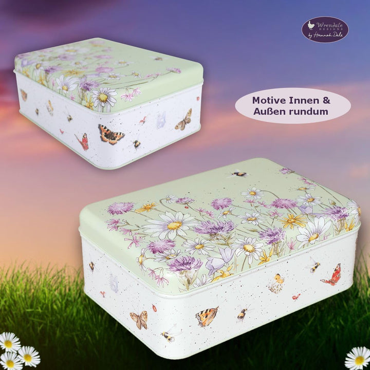 440s Wrendale Designs Keksdose Blumenwiese | WD-RT006