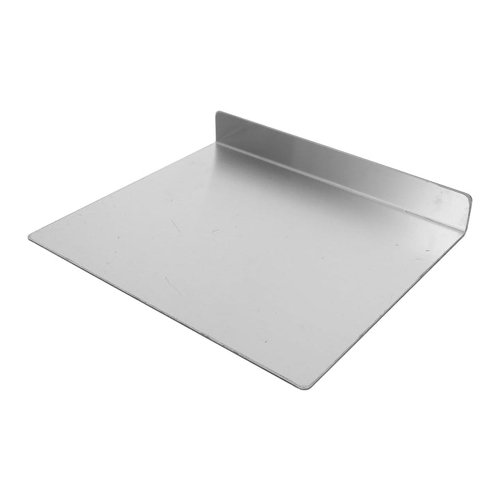 Healeved L-förmiges Schwebendes Regal aus Edelstahl in Silber Platzsparender Wandorganizer für Schla