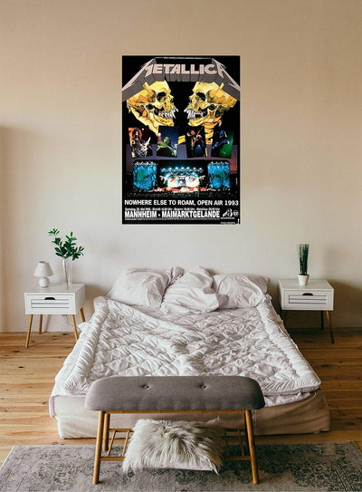 Metallica - Nothing Else Matters, Mannheim 1993 » Konzertplakat/Premium Poster | Live Konzert Verans