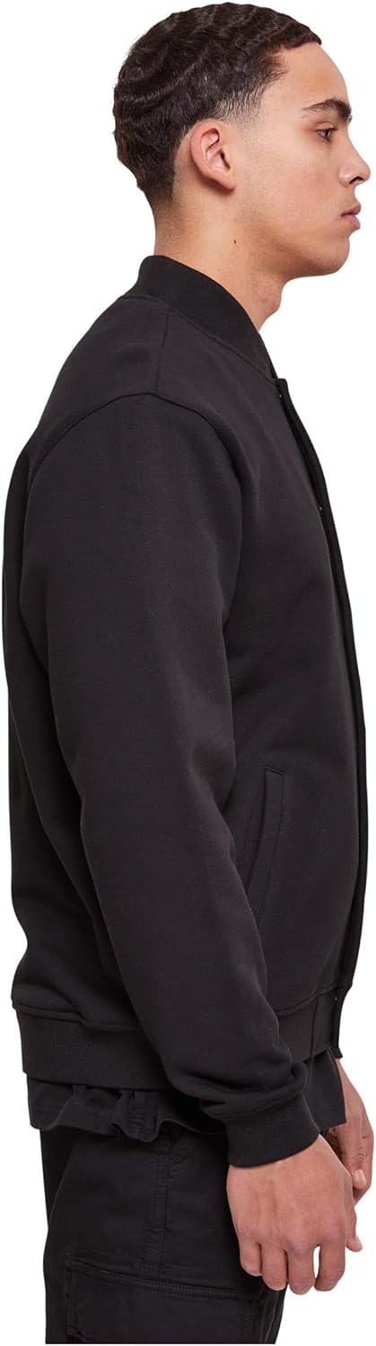 Urban Classics Herren Ultra Heavy Solid College Jacket M Schwarz, M Schwarz