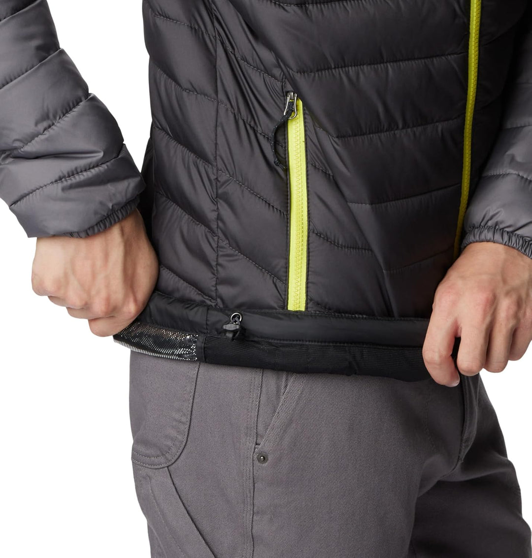 Columbia Herren Powder Lite Kapuzenjacke Shark, City Grey S, Shark, City Grey S