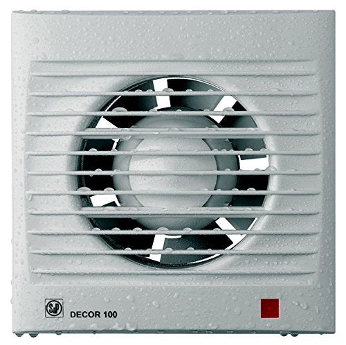 S & P 100 – Abluftventilator Badezimmer/Toilette decor-100ch 2500RPM 13 W