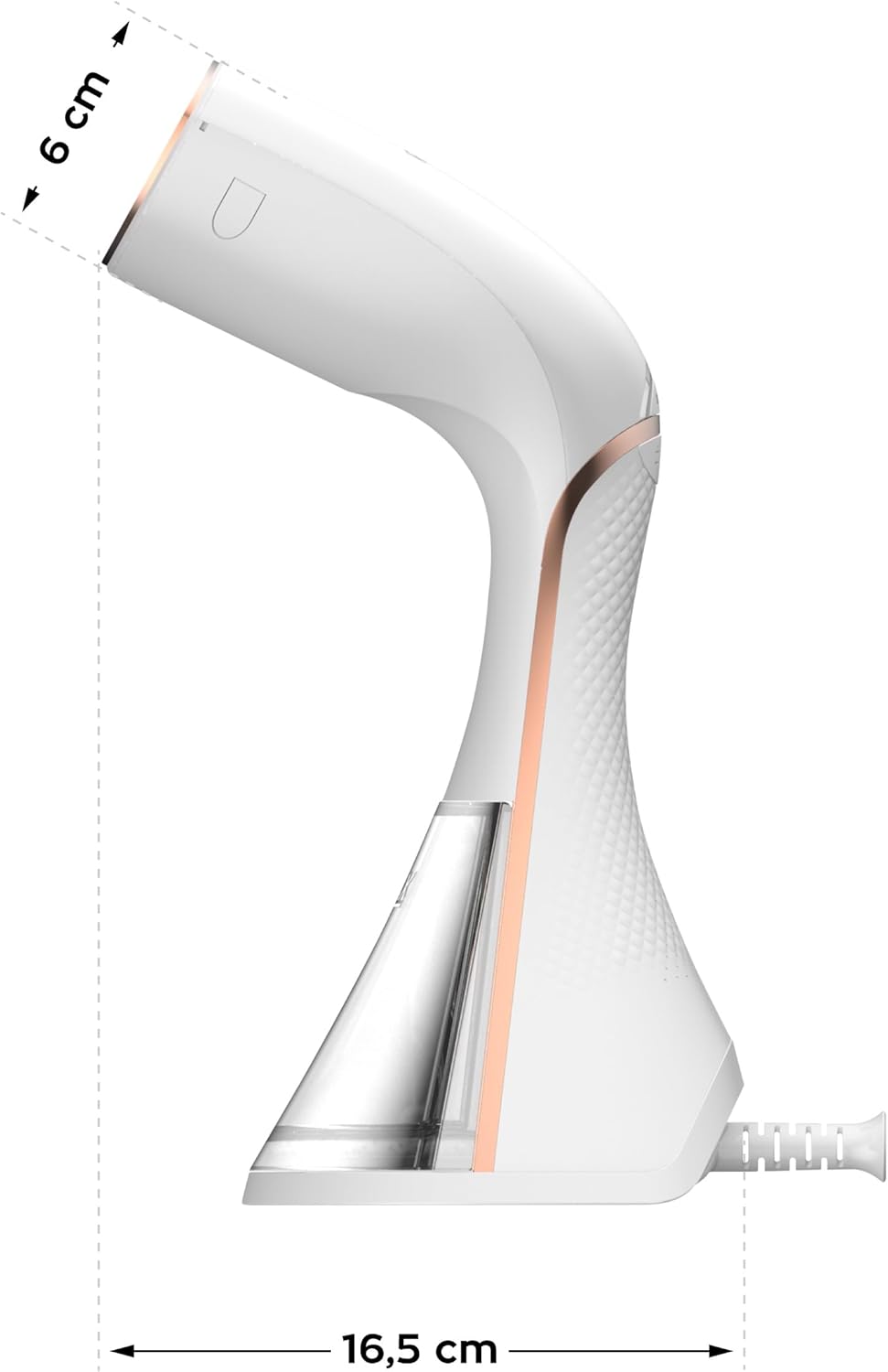 Aura 40 Dampfbürste Steamer | Handdampfbürste & Dampfglätter Reise | Reisebügeleisen Dampf 1350–1650