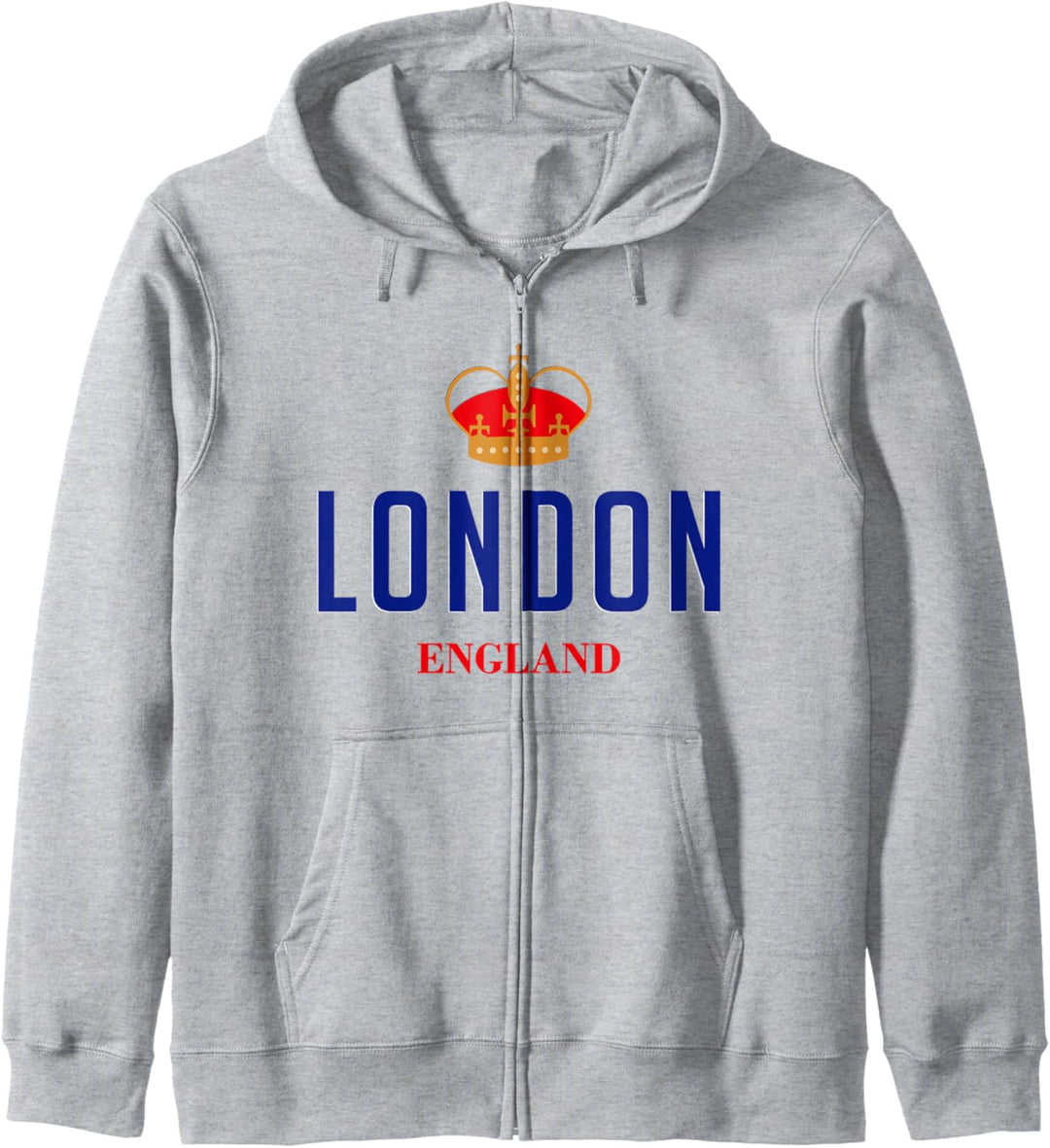 Royal London England Crown, London Wait For Me Travel London Kapuzenjacke