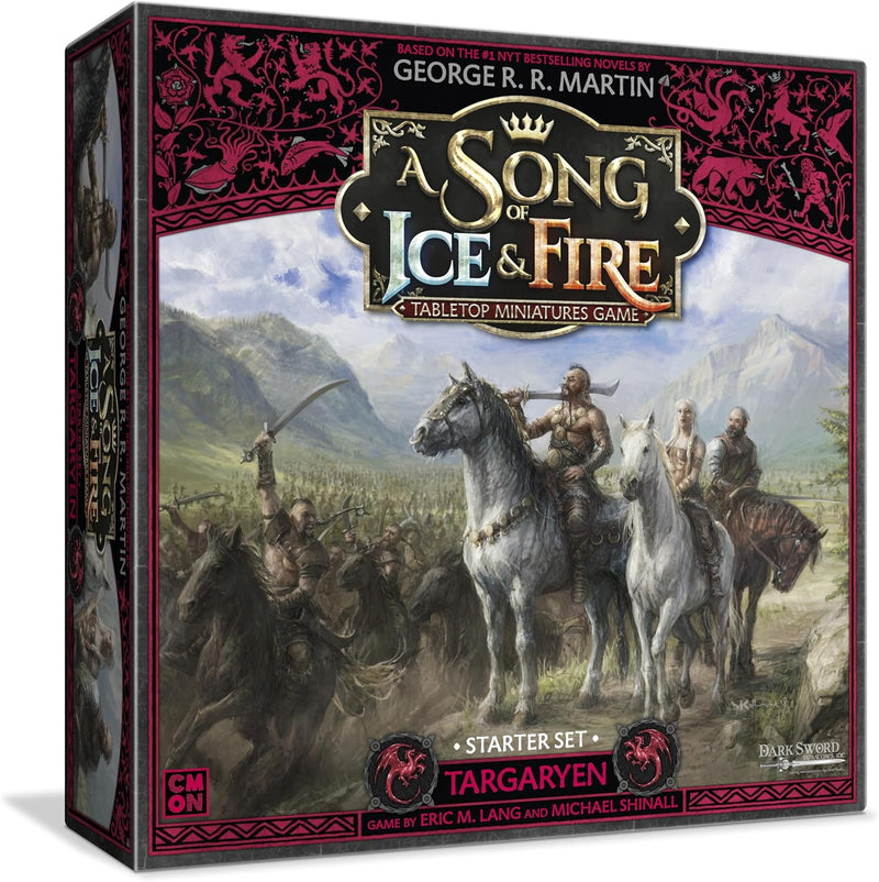 Cool Mini or Not - A Song of Ice and Fire: Targaryen Starter Set Core Box - Miniature Game Starter S