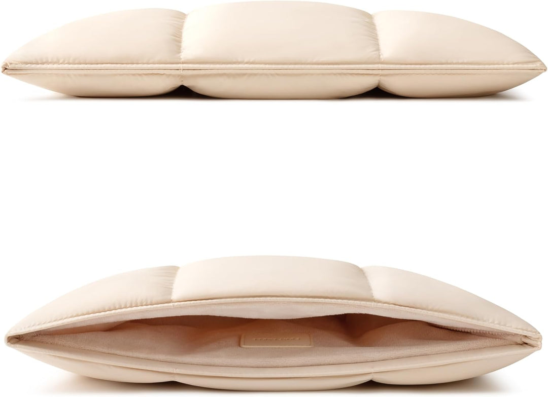 Comfyable Puffy Laptophülle, 33 cm (14 Zoll), gesteppte Puffer-Laptop-Tragetasche, Kissenhülle, komp