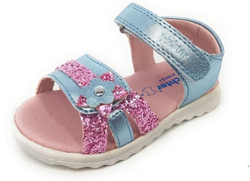 Richter Kinderschuhe Kleinkinder Lauflern Sandalen Mehrfarbig Freizeit 20 EU Ciel Lotus, 20 EU Ciel