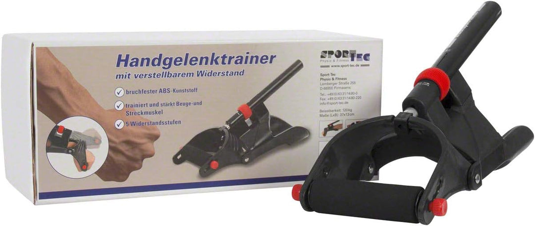 Bremshey Unterarmtrainer mit einstellbarem Widerstand, schwarz, 08BRSFU161