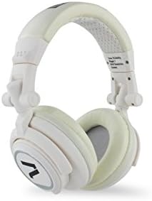 7even Headphone white / Dj, Hifi, Sport Kopfhörer in weiss, dreh-klappbar, tauschbares Kabel, 110db,