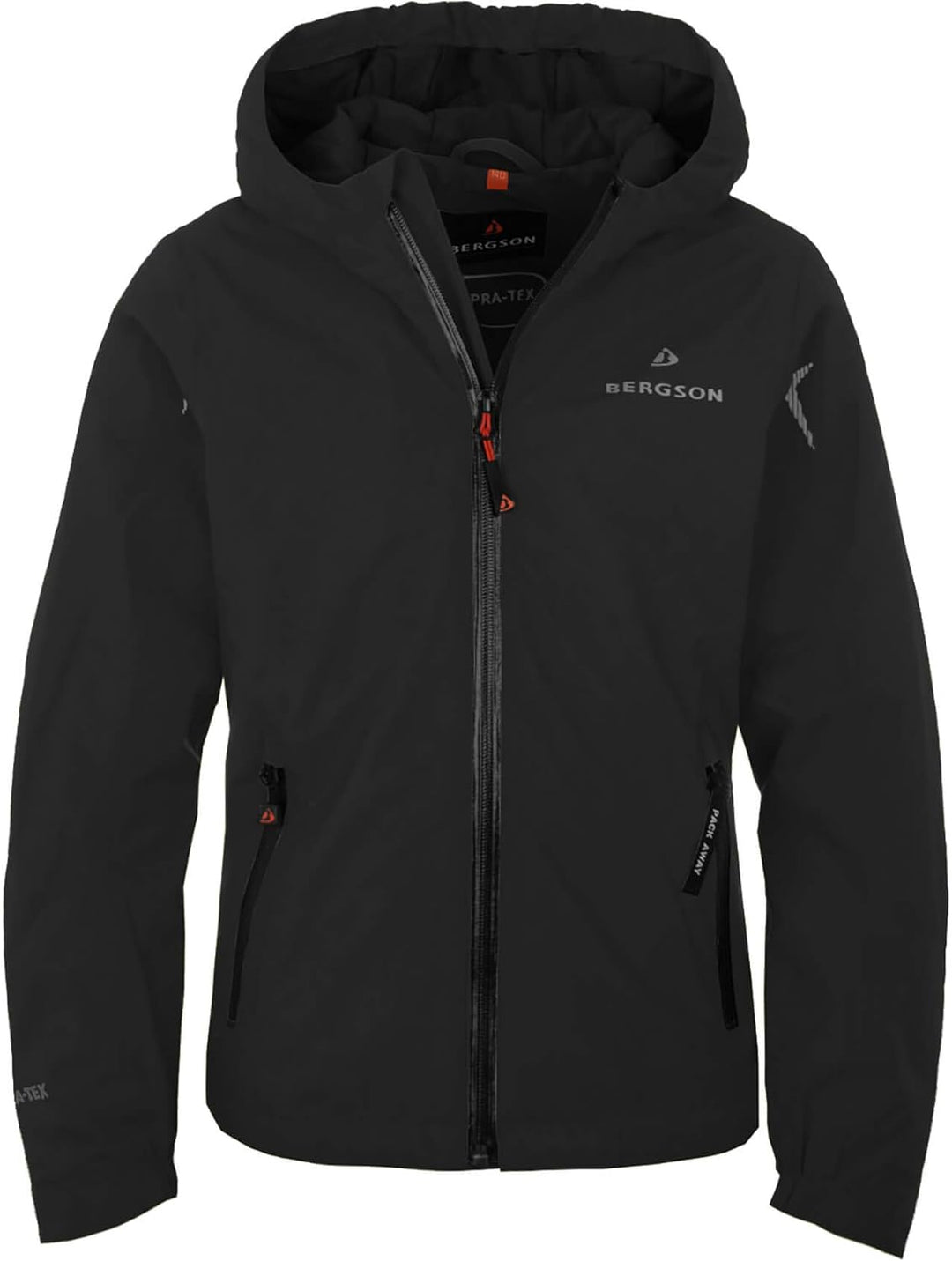 Bergson Kinder Regenjacke LIO THERMO - leicht wattiert - Wanderjacke - Fahrradjacke - Outdoorjacke -