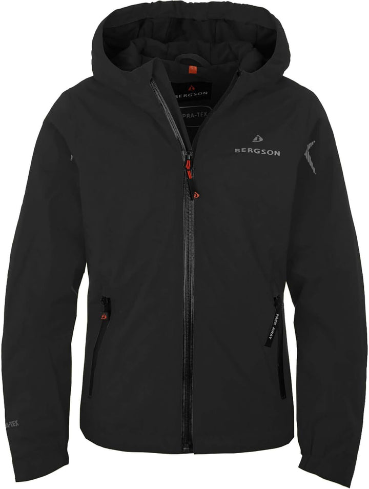 Bergson Kinder Regenjacke LIO THERMO - leicht wattiert - Wanderjacke - Fahrradjacke - Outdoorjacke -