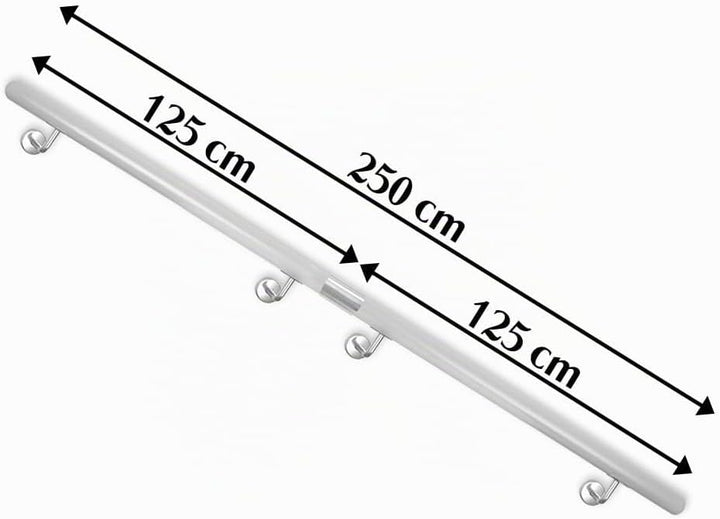 Buche Holz Handlauf Treppengeländer Geländer für Treppe Treppe Wandhandlauf Wand Treppe seitliche Mo