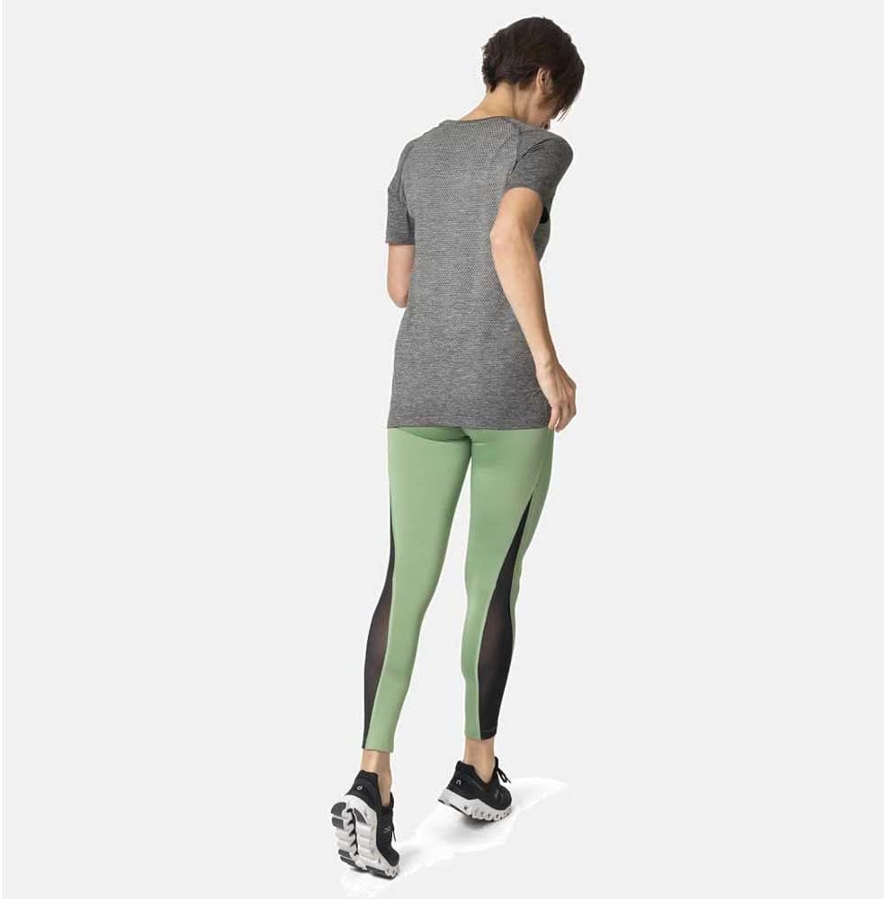 Odlo Damen Essentials Seamless_313941 Kurzarm Laufshirt (1er Pack), XS Stone Grey Melange