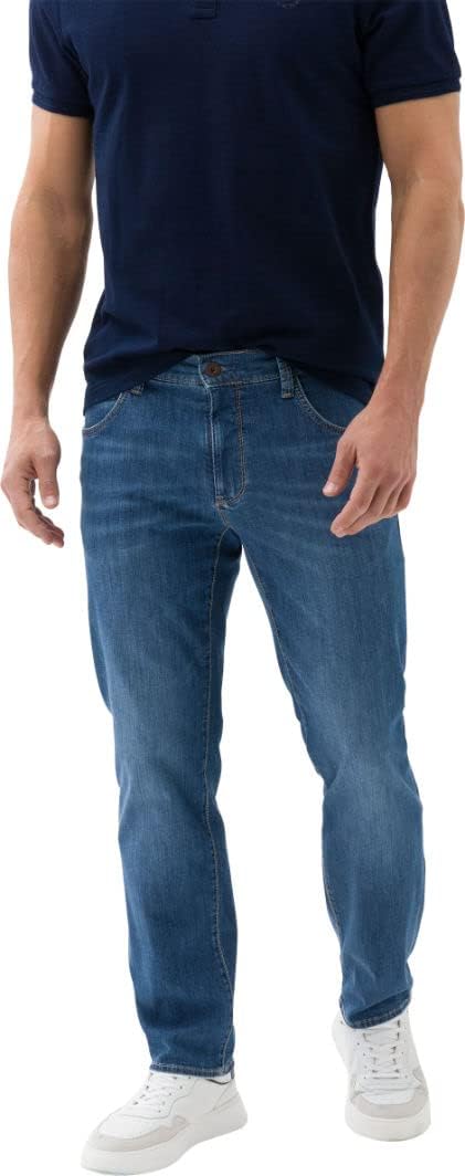 BRAX Herren Style Cadiz Ultralight Jeans 42W / 36L Regular Blue Used, 42W / 36L Regular Blue Used