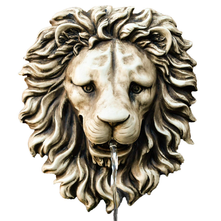 Köhko Wasserspeier Löwenkopf Höhe ca. 37 cm 15001 Wanddekoration, Löwenkopf