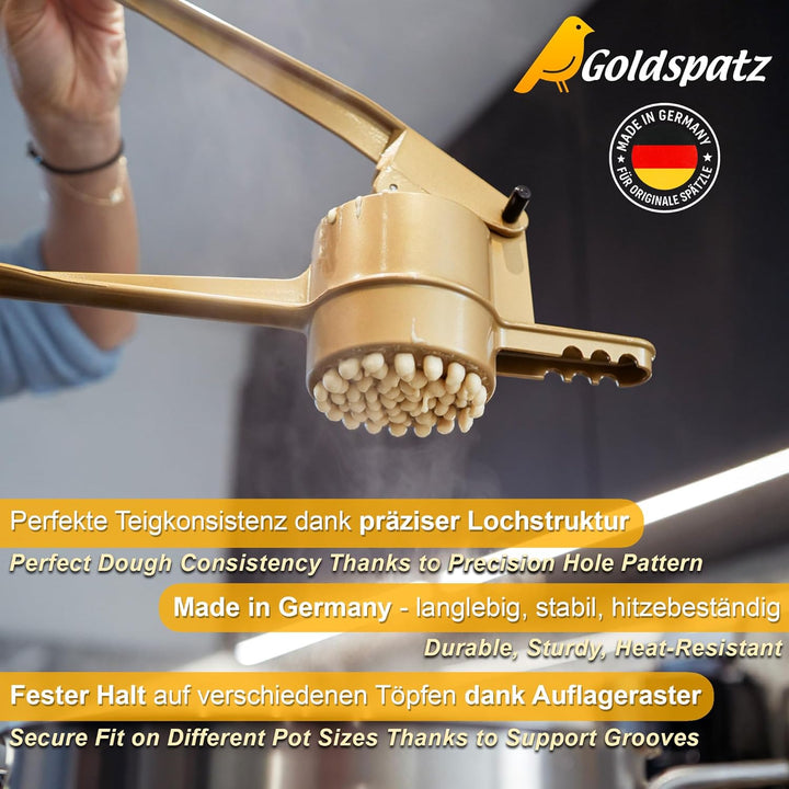 Goldspatz Spätzlepresse für runde Spätzle - Art.-Nr. 2190