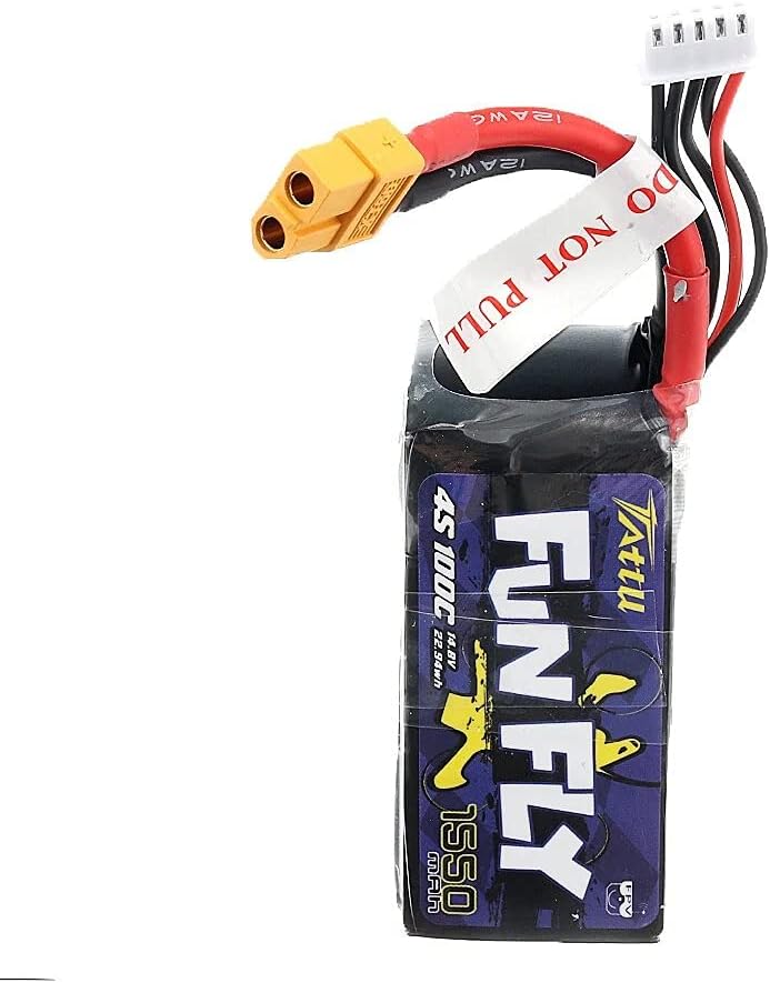 Li-Polymer-Akku 1550mAh 14.8V Burst 200C 4S XT60-Stecker für Modellbau, Drohne, Multicopter, Quadroc