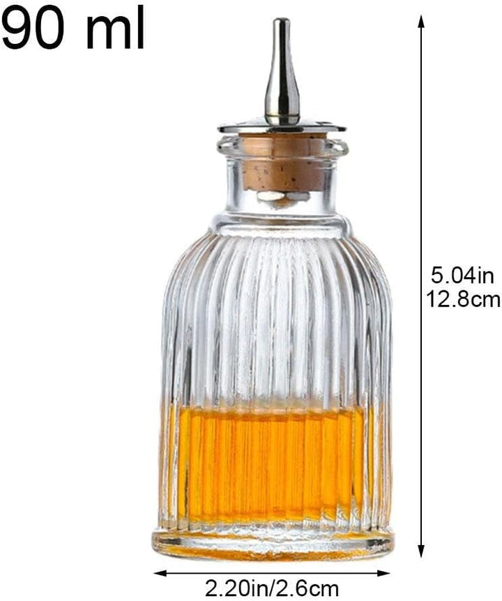 Hrippy Bitters-Flasche, Vintage-Dasher-Flasche, Cocktail-mischglasflaschen Für Zuhause Und Bar, Rest