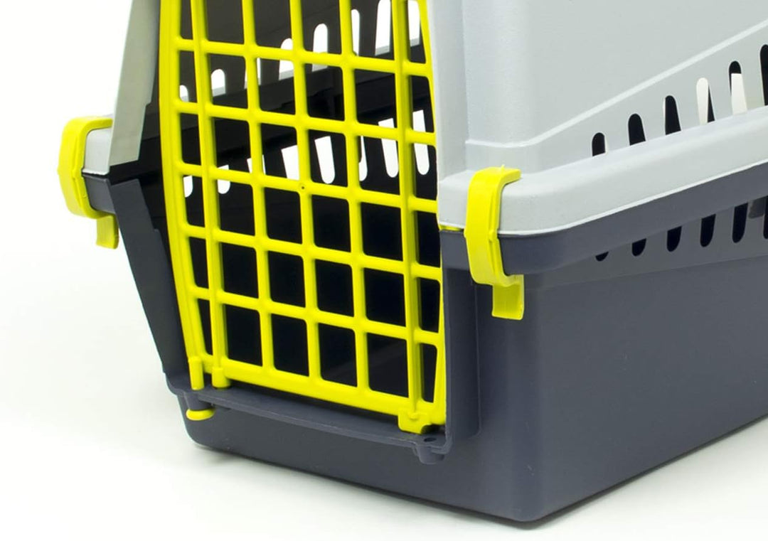 BIANCHERIAWEB Transportbox für Haustiere Modell Otto Farbe Gelb 50 x 33 cm