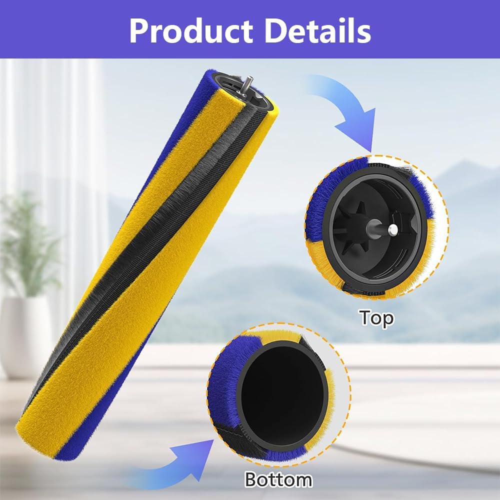 Fluffy Bürstenwalze kompatibel mit Dyson V15/V12/V10/V8/Gen5 Slim V7 V10 V12 Slim, V7 V10 V12 Slim