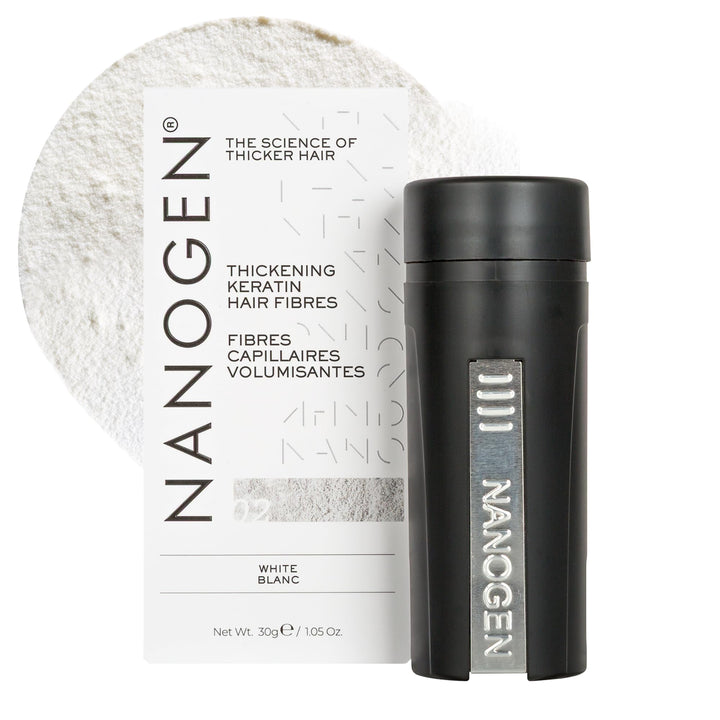 Nanogen Hair Thickening Fibres White 30g weiss 30 g (1er Pack), weiß 30 g (1er Pack)