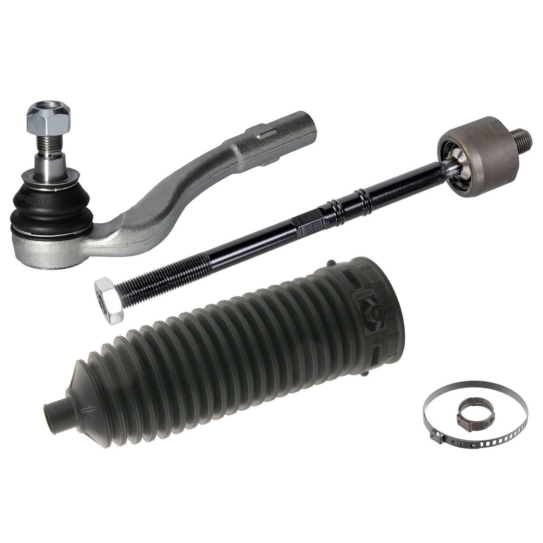 febi bilstein 40166 Spurstange mit Endstück, Manschette und Anbaumaterial , 1 Stück Vorderachse link