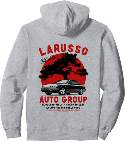 Cobra Kai Retro LaRusso Auto Group Ad Pullover Hoodie