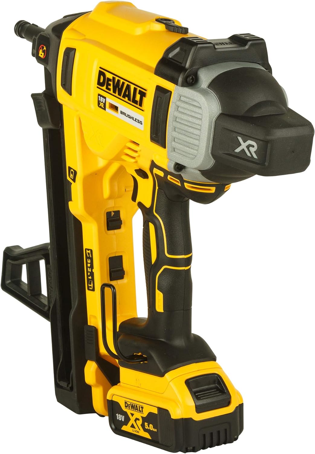 DeWALT DCN890P2 Akku Beton und Stahl Nagler 18V 5Ah Li-ion mit 2x Akkus & Koffer