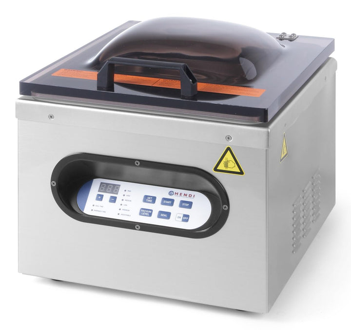 HENDI Vakuum-Verpackungsmaschine, Vakuumiergerät, Vakuum Kammer Verpackungsmaschine, Schweissleiste: