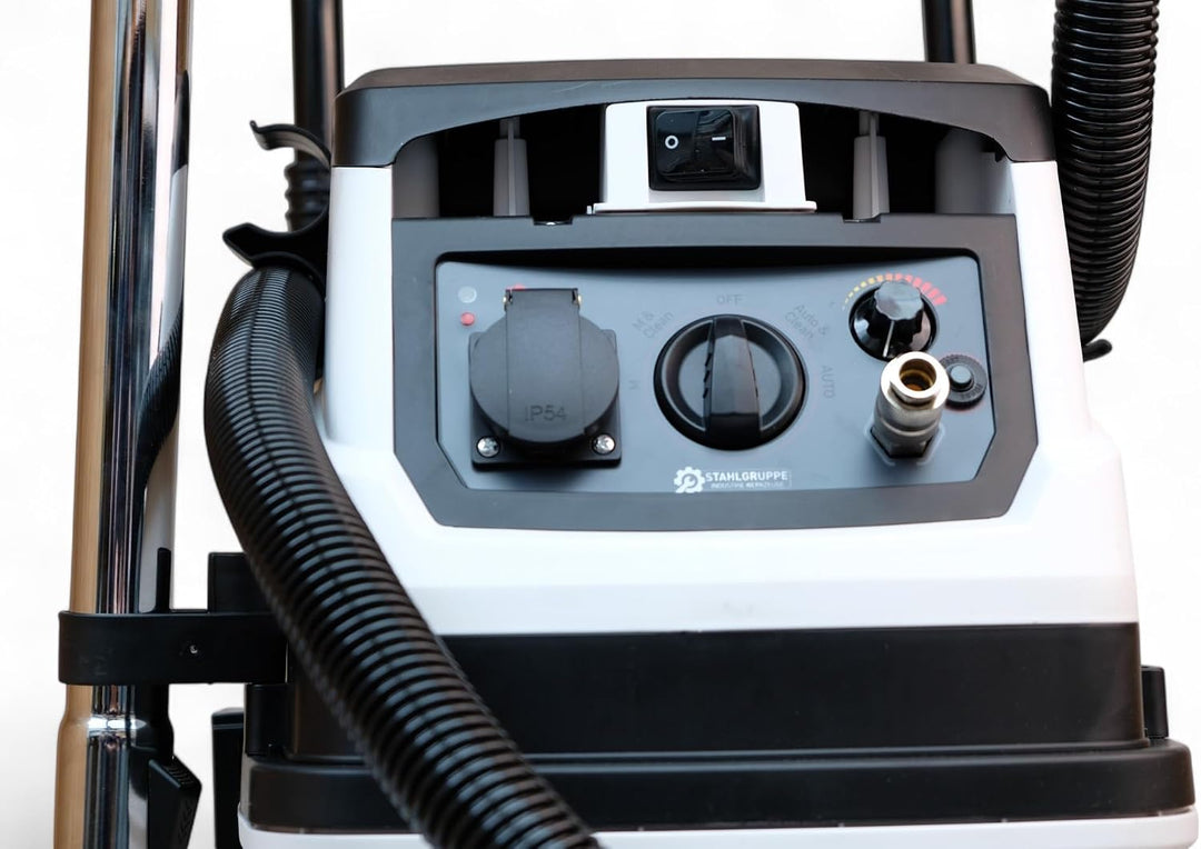 Industriesauger mit Klopffunktion und Fernbedienung | Bausauger 1600W | Nasssauger 40L Tank 230V ink