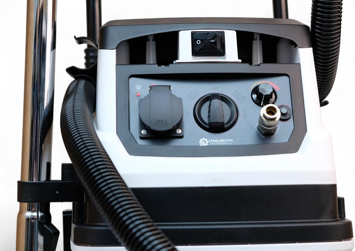 Industriesauger mit Klopffunktion und Fernbedienung | Bausauger 1600W | Nasssauger 40L Tank 230V ink