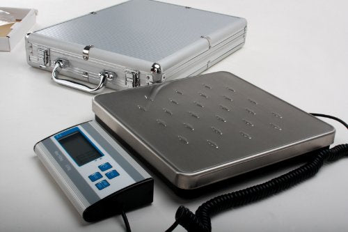 G&G 150kg oder 60kg HCG-1 Plattformwaage inkl. Koffer, Batterie- und Netzteil, mobile Paketwaage, Di