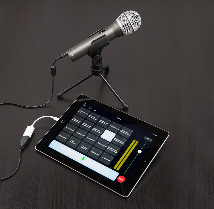 Samson Q2U Aufnahme- und Podcasting-Paket - Dynamisches USB / XLR-Mikrofon mit Zubehör, grau Single,