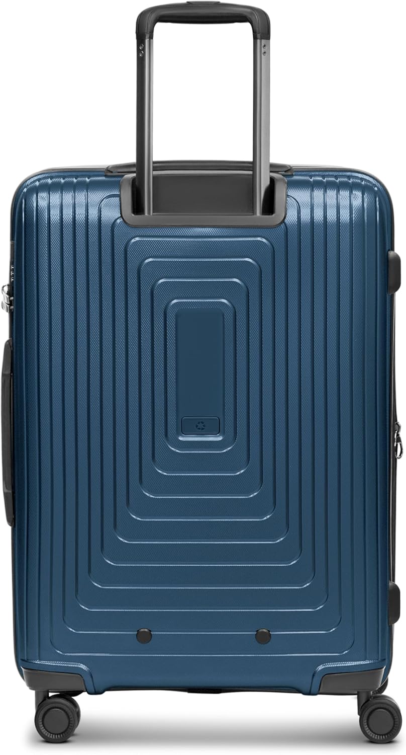 REDOLZ Hartschalen Koffer-Set-2-teilig | L Trolley 52 x 34 x 77 cm - 4,4 kg + M Trolley 46 x 30 x 66