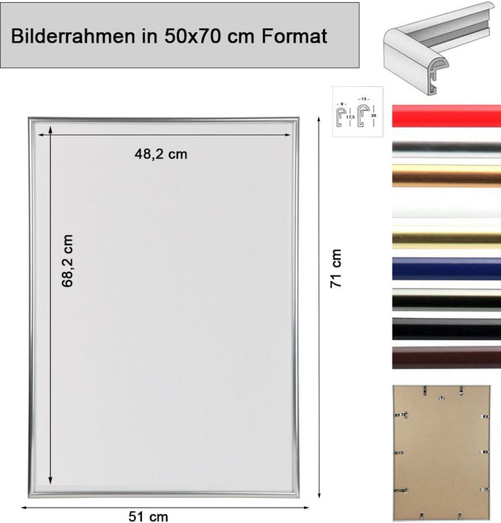 IDEAL TREND New Lifestyle Set Bilderrahmen Wanddeko Collage Poster Rahmen 2er 3er 5er Pack: Farbe: 3