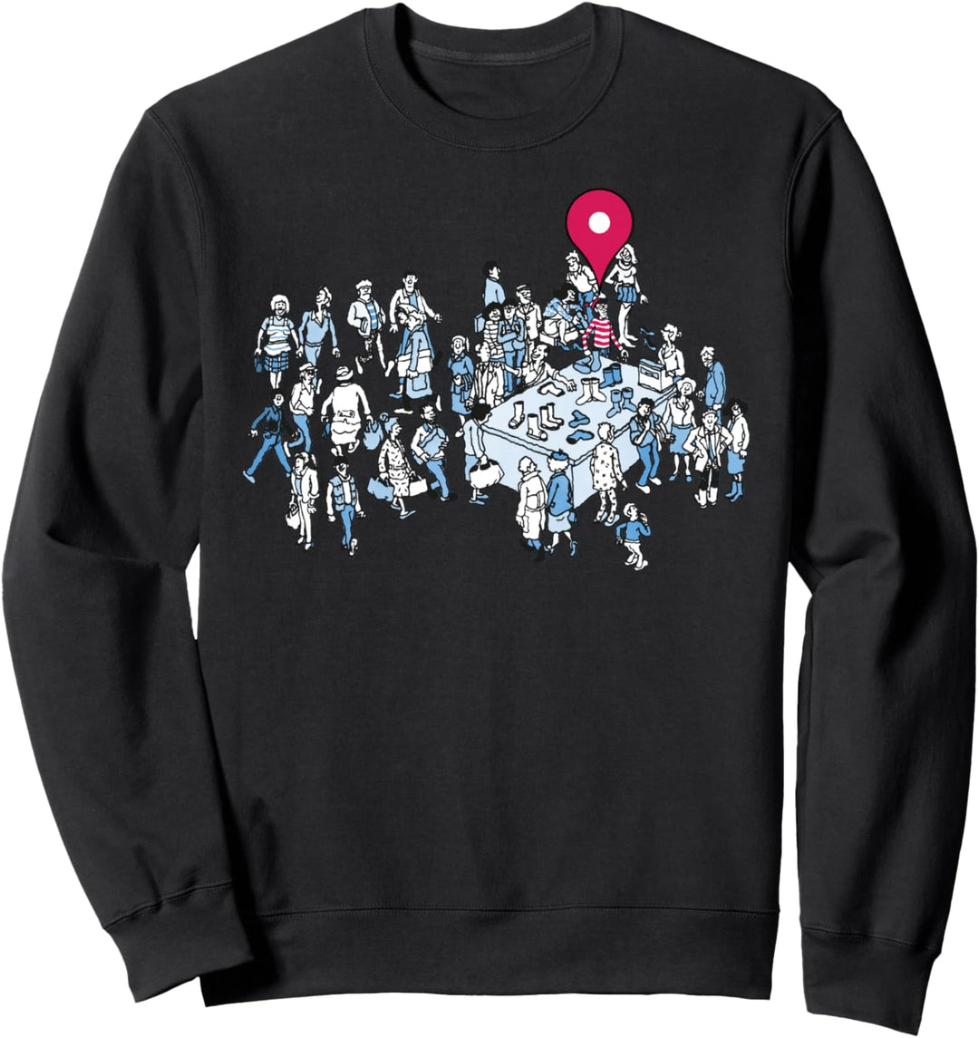 Where's Waldo? Shopping Pin Sweatshirt