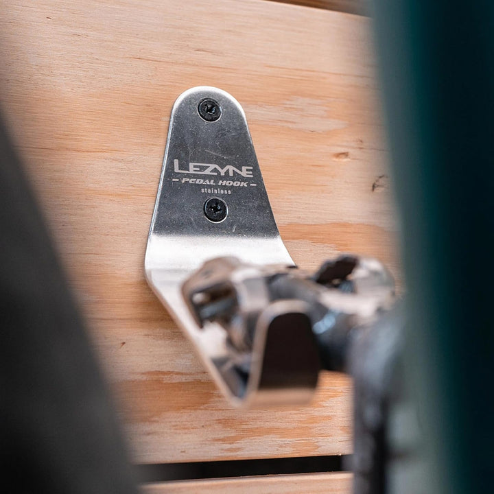 Lezyne Unisex – Erwachsene Stainless Pedal Hook, Silber, Einheitsgrösse