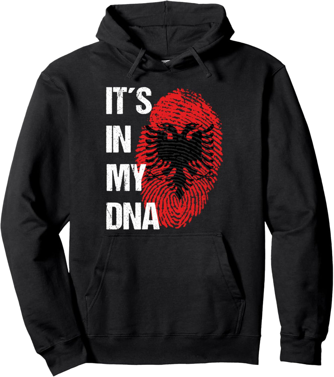 Es Ist In Meiner DNA - Fingerabdruck Shqiperia - Albanien Pullover Hoodie