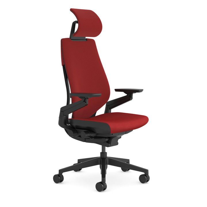 Steelcase Gesture Ergonomischer Bürostuhl mit 360° Armlehnen, 3D-Live Back Lumbalstütze, anpassbarer