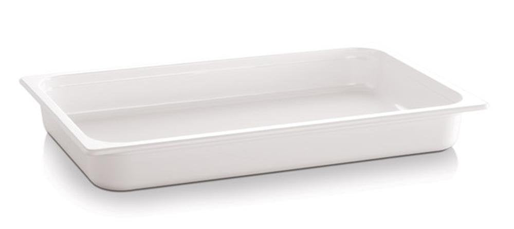 APS 84301 GN 1/2 Behälter "ECO LINE", 32,5 x 26,5 cm, Tiefe 100 mm, 4,7 Liter, Melamin, weiss