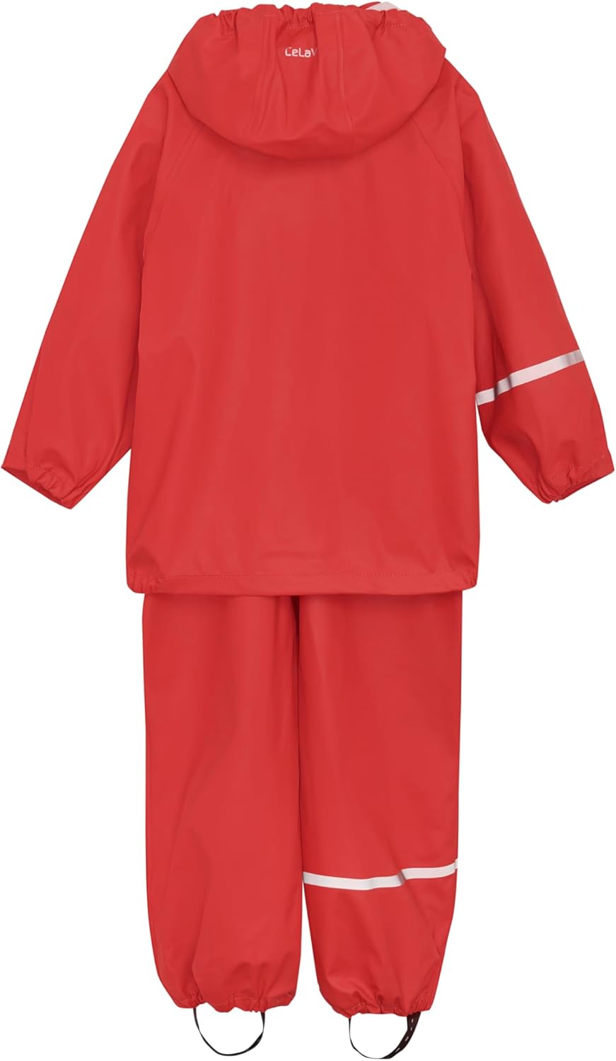 Celavi Unisex Basic Rainwear Set-Solid Pu Regenjacke 70 Baked Apple, 70 Baked Apple