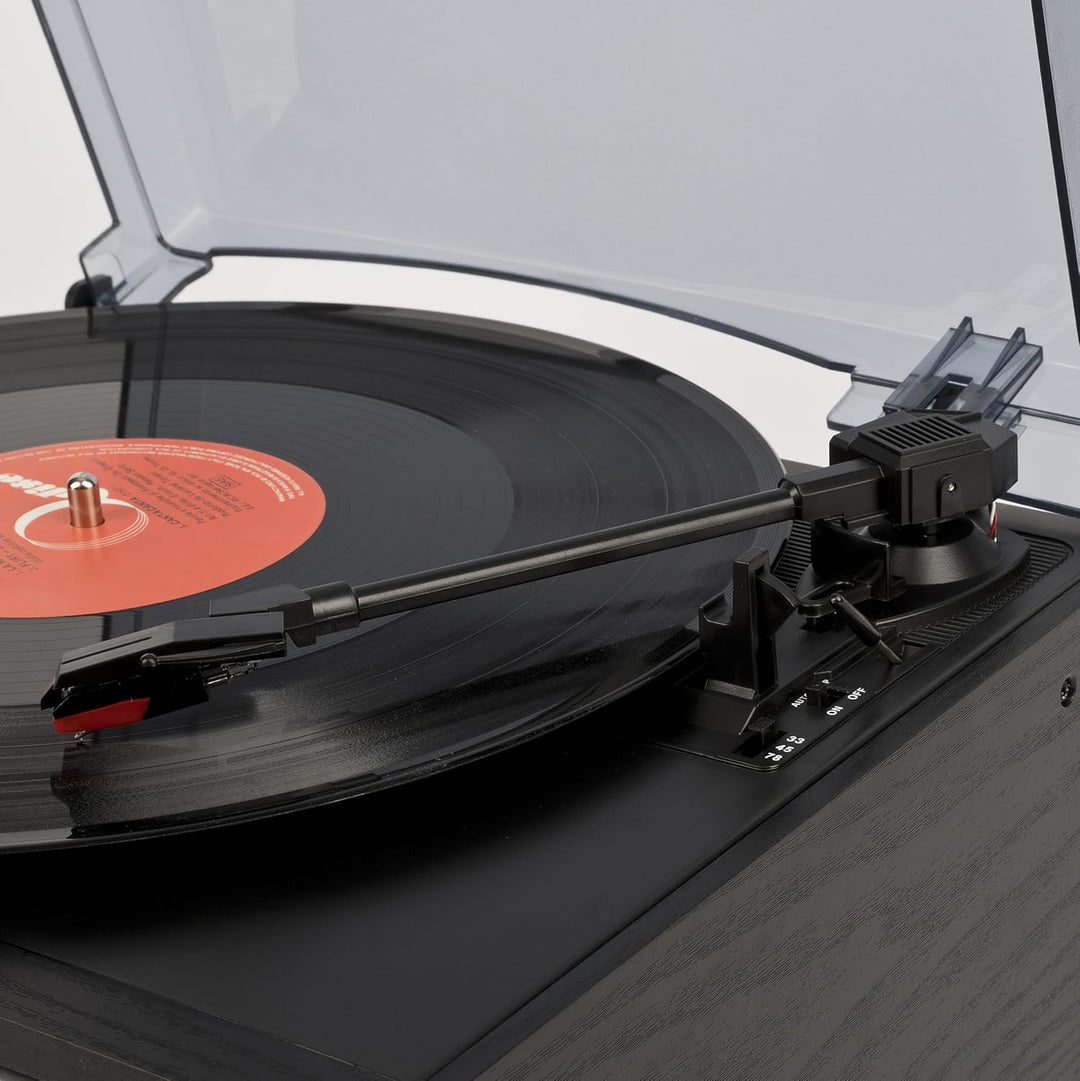 Trevi TT 1072 DAB - Stereo Bluetooth Plattenspielersystem mit Digitalempfänger DAB / DAB+, Encoding