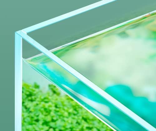 Würfel Fischglas 15 * 11 * 13CM - Ultraweisses Glas Aquarium | Kompakt Becken für Heimdekoration 15*